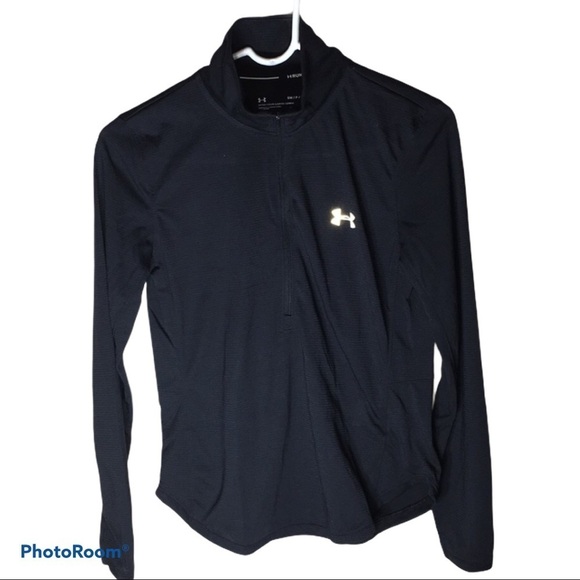 Under Armour running quarter zip size small under armor workout top gym wear​​​ - Picture 3 of 7